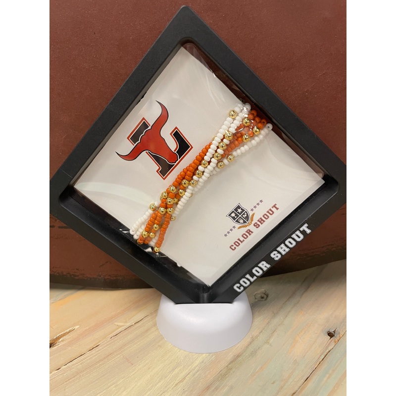 Game Day 6 Bead Bracelet Stack -Lanier