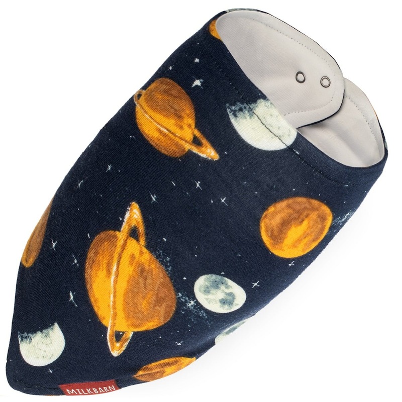 MilkBarn Kerchief Bib -Planets