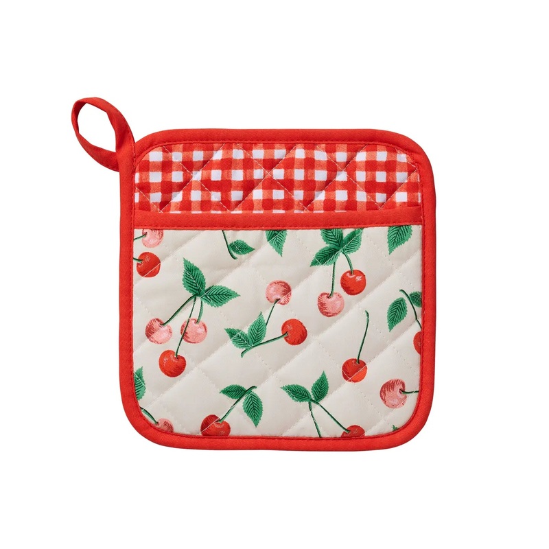 Rifle Paper Pot Holder -Cherries