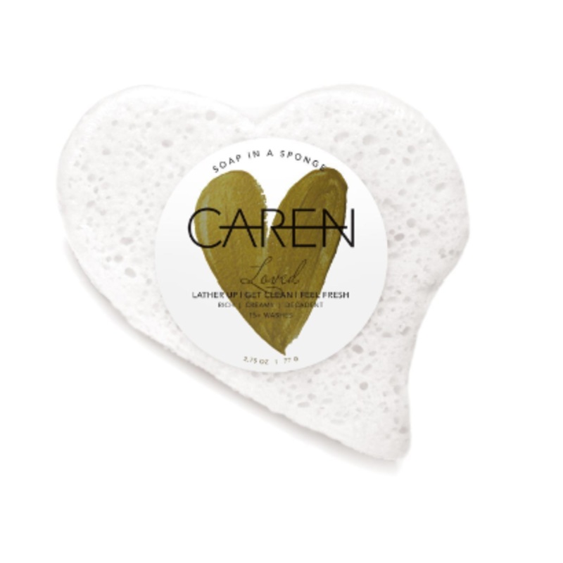 Caren Soap Sponge -Loved Heart