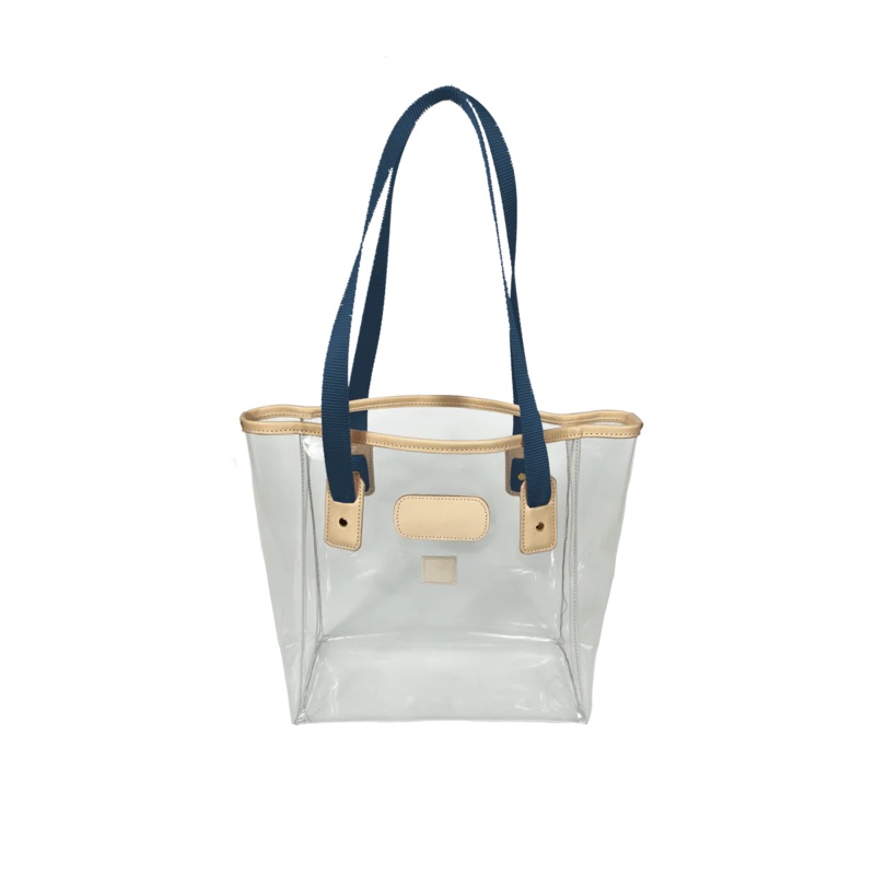 Jon Hart Clear Tour Tote -Navy Webbing