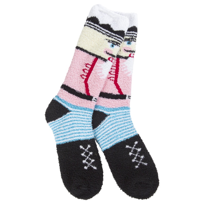 WS Socks Cozy Crew -Nutcracker