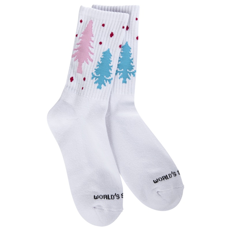 WS Socks Sport Crew -Whimsical Forest