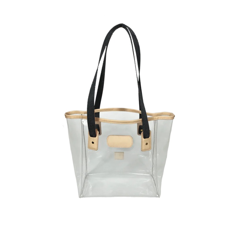 Jon Hart Clear Tour Tote -Black Webbing