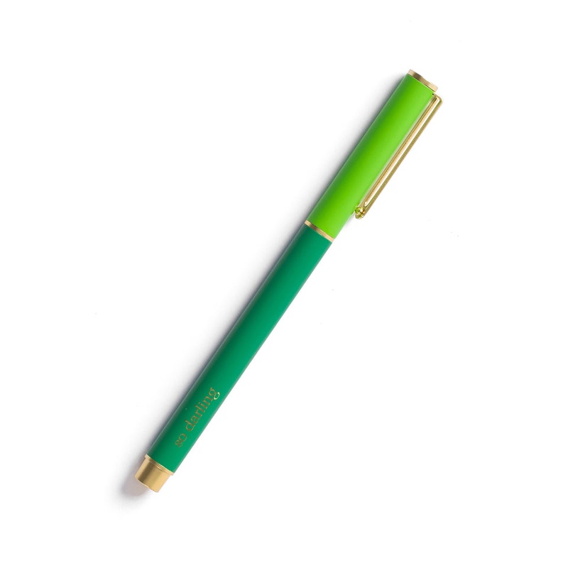 So Darling Snap Cap Pen -Green