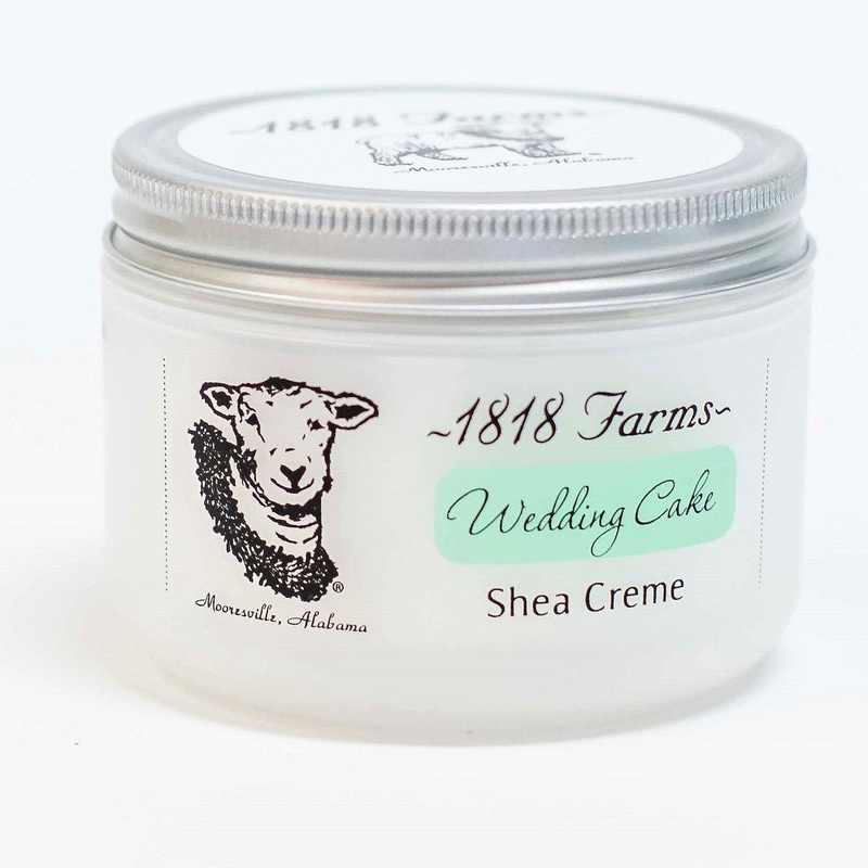 1818 Farms Shea Creme 8 oz -Wedding Cake