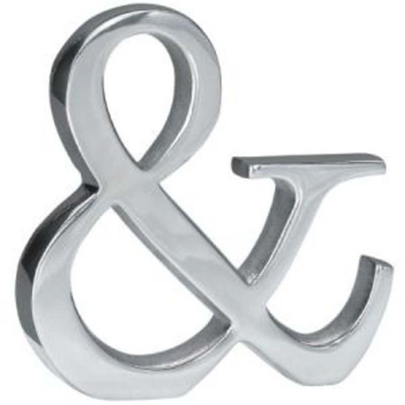 Aluminum Ampersand