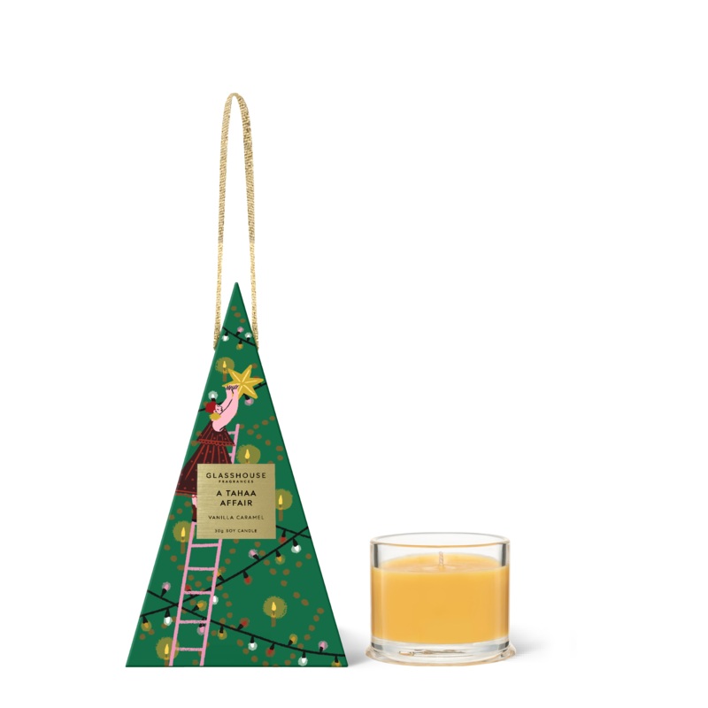 Glasshouse Christmas Ornament Candle