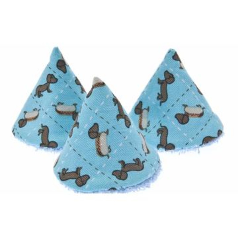 beba bean Pee-Pee Teepee -Wiener Dog Blue