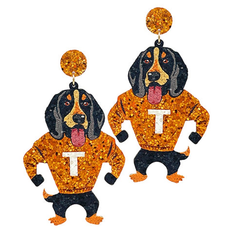 Gameday Standing Hound Earrings