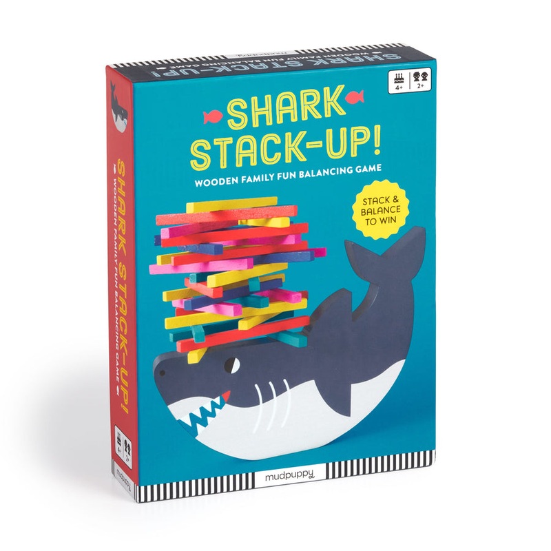 Wooden Balancing Game -Shark Stack-Up!