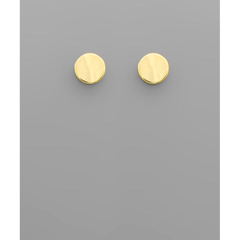 Disc Studs -Gold