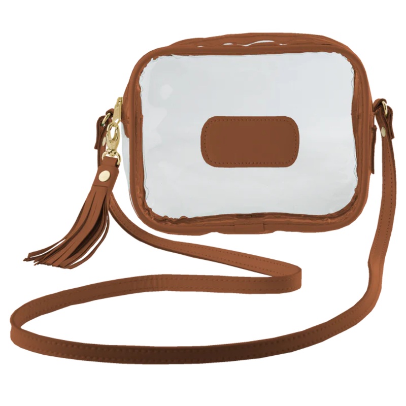 Jon Hart Clear Lola Crossbody -Bridle
