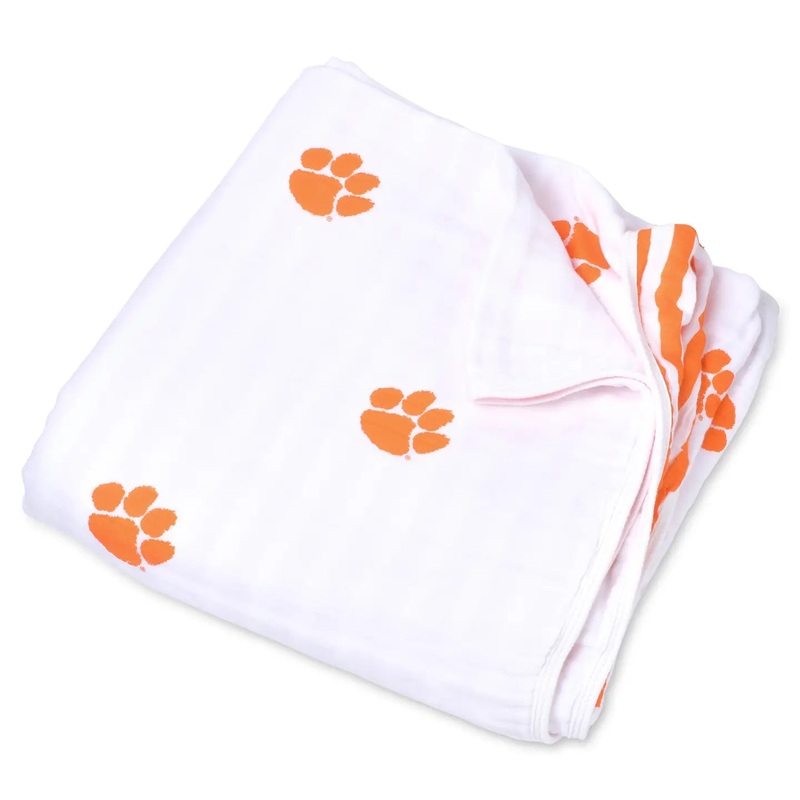 Muslin Baby Blanket -Clemson