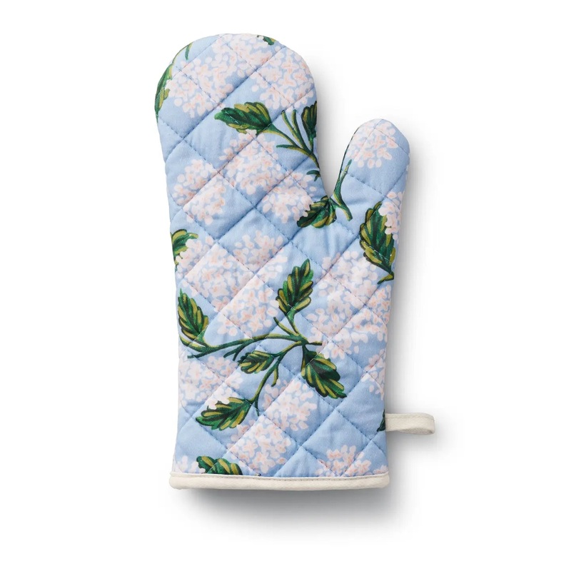 Rifle Paper Oven Mitt -Hydrangea