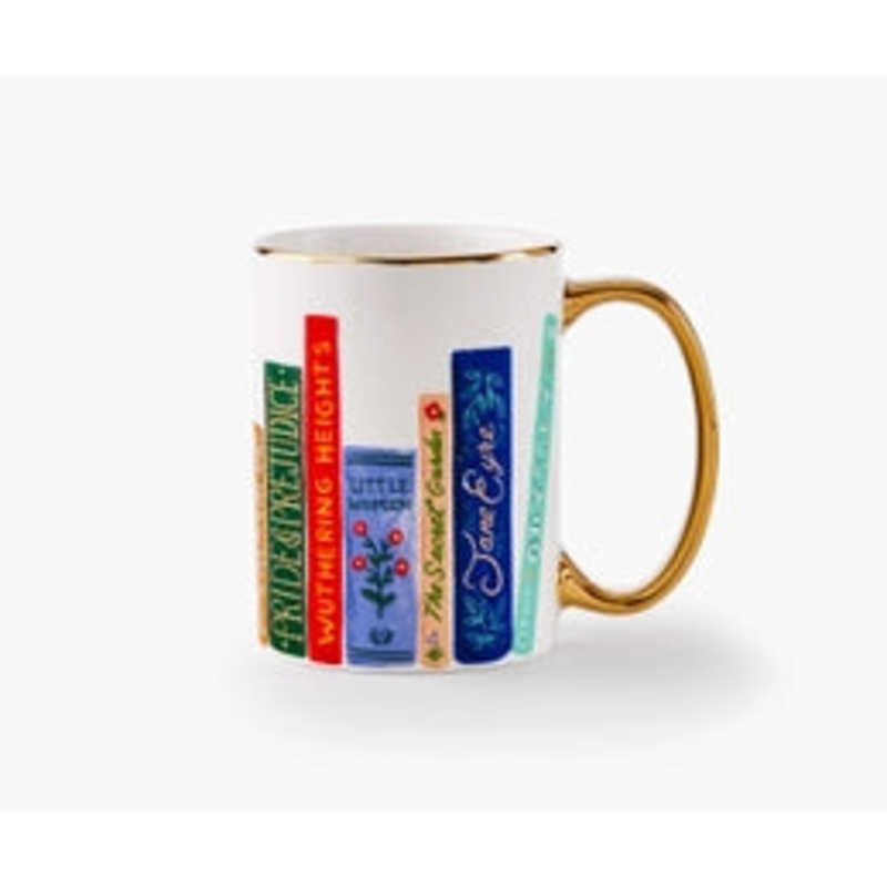 Rifle Paper Porcelain Mug -Book Club
