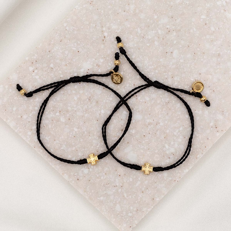 Together in Prayer Bracelets -Black