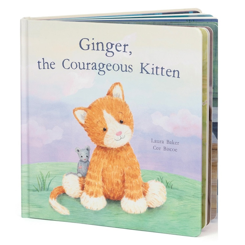 Jellycat Book -Ginger, the Courageous Kitten