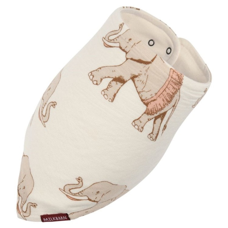 MilkBarn Kerchief Bib -Tutu Elephant