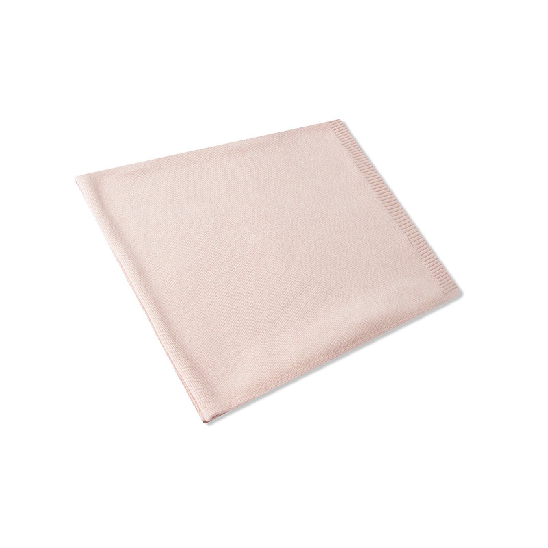 MilkBarn Knitted Blanket -Nude Blush