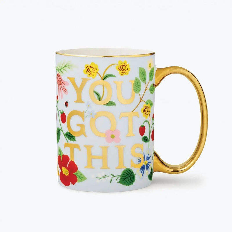 Rifle Paper Porcelain Mug -You Got This