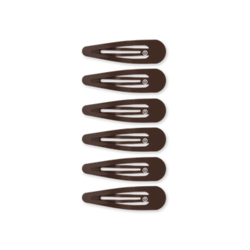 Teleties Snap Clip -Brown