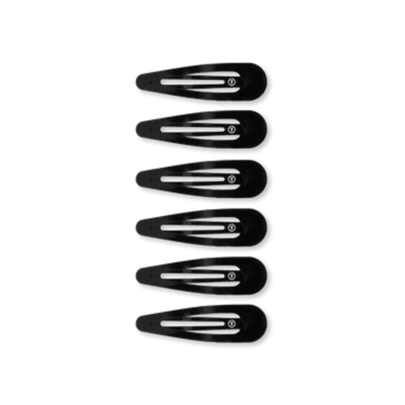 Teleties Snap Clip -Jet Black