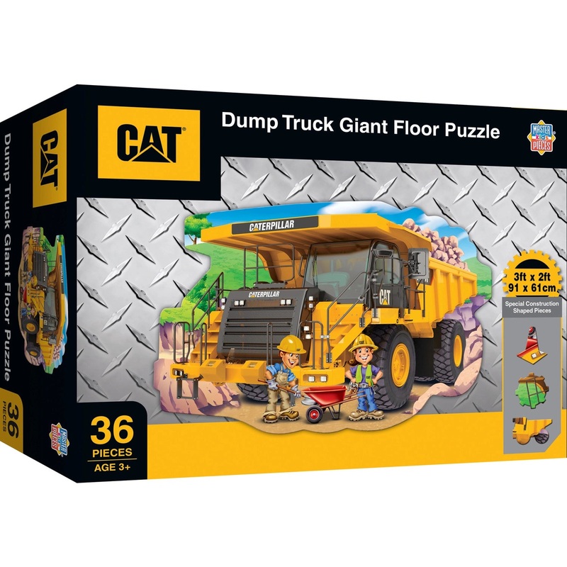 Cat Dump Truck Giant Floor Puzzle