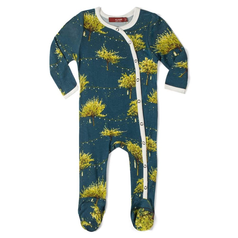 MilkBarn Footed Romper -Firefly 0-3M