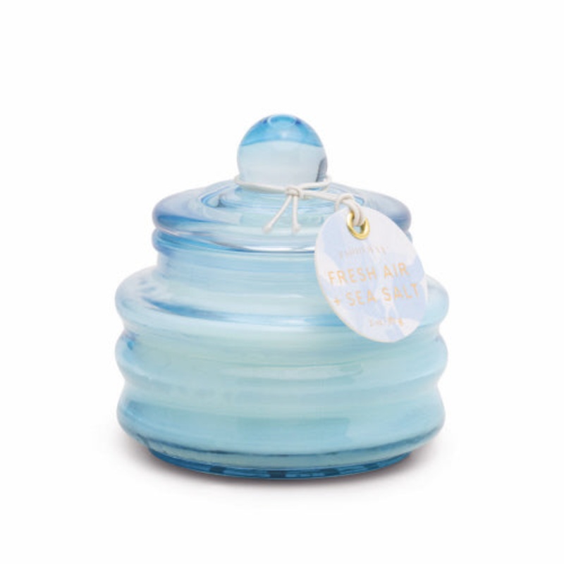 Beam Lidded Glass Candle -Fresh Air + Sea Salt