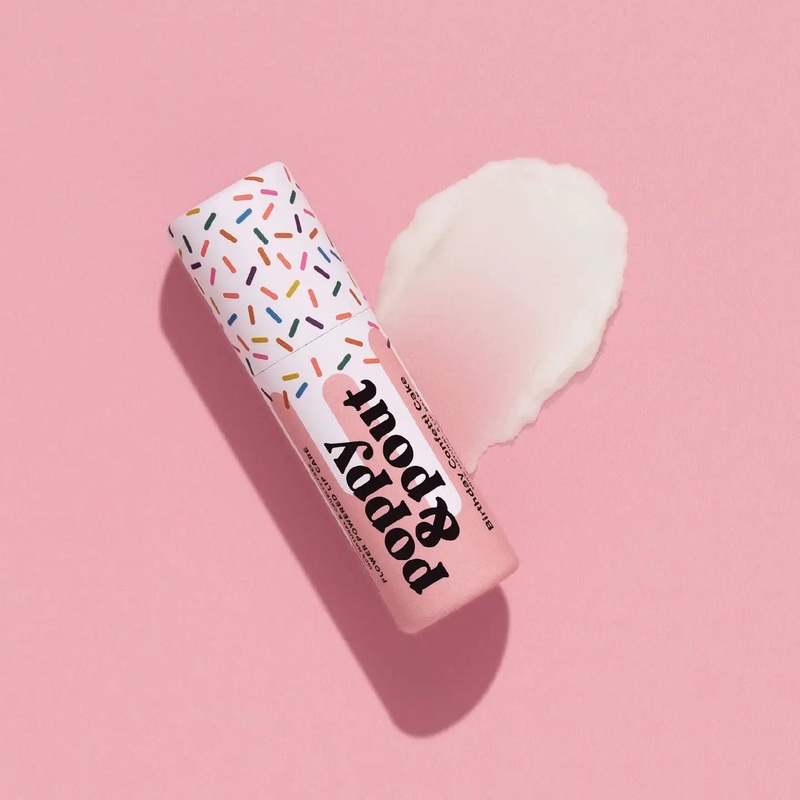 Birthday Confetti Cake Pink Lip Balm