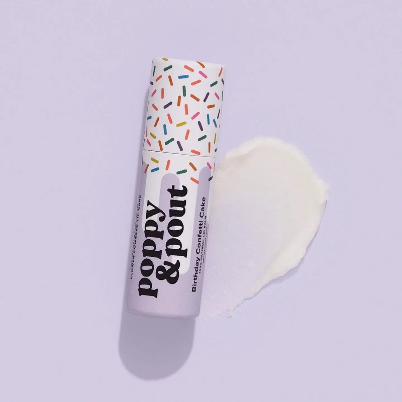 Birthday Confetti Cake Purple Lip Balm