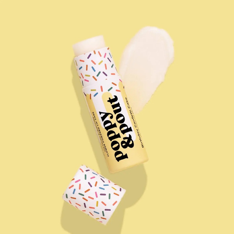 Birthday Confetti Cake Yellow Lip Balm