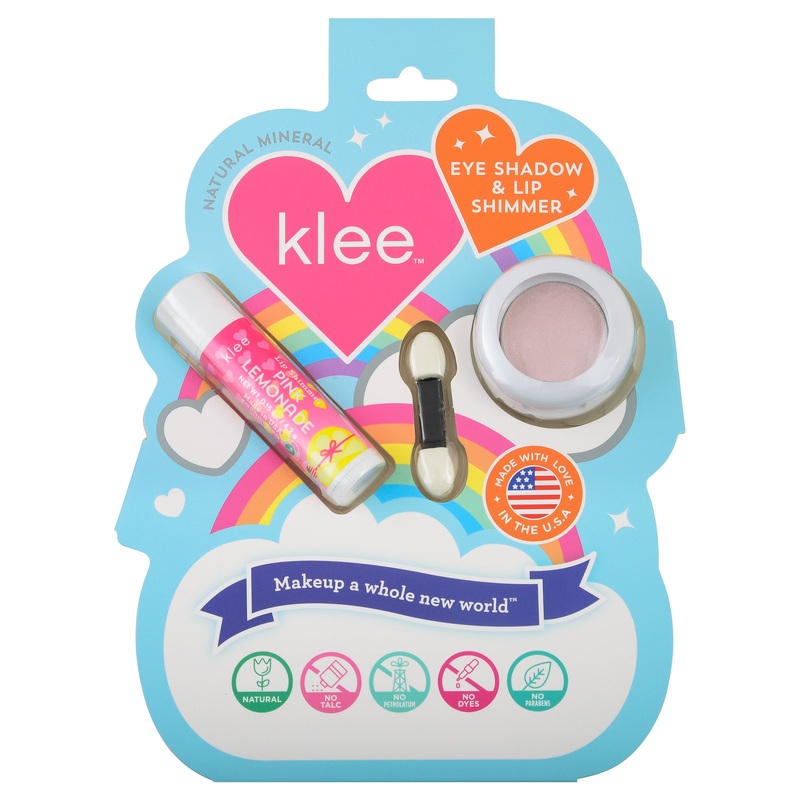 Klee Kids Rainbow Dream Eyeshadow and Lip Shimmer Set -Primrose Shimmer