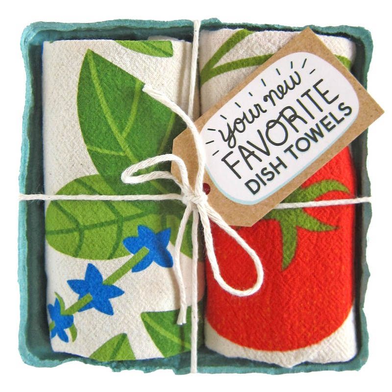 Neighborgoods Tea Towel Set -Tomato Basil