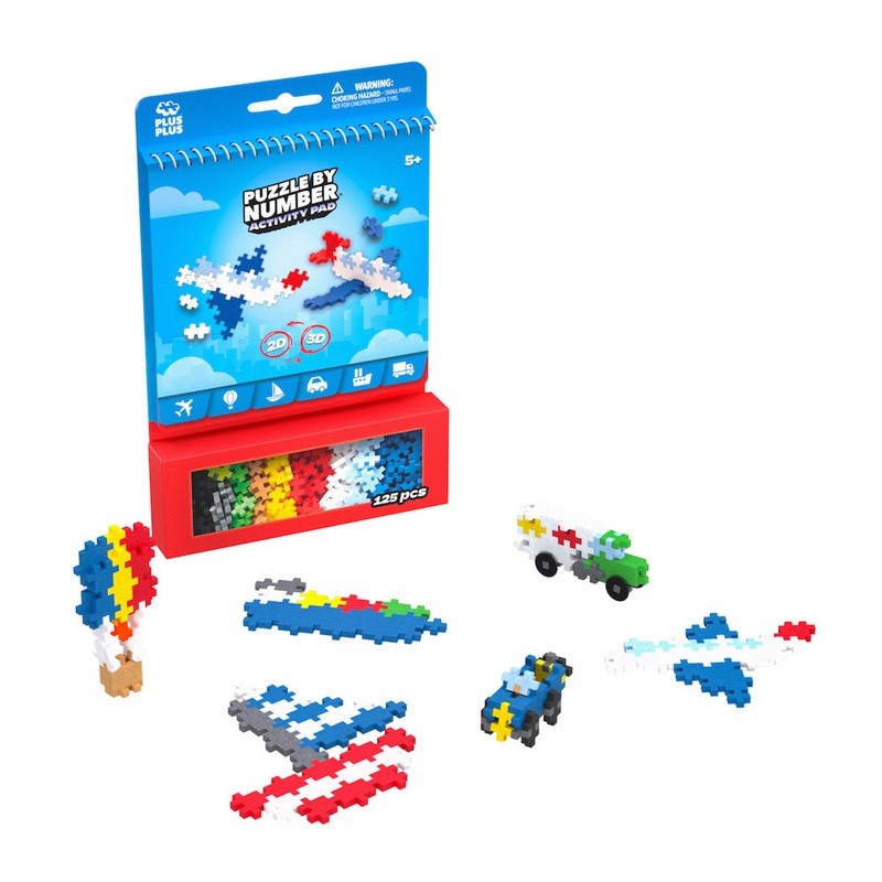 Plus Plus Activity Pad -Transportation