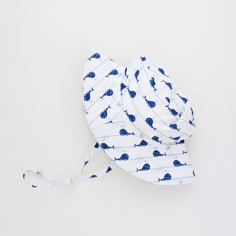 Baby Sunhat -Whale Spout|0-6m|6-12m