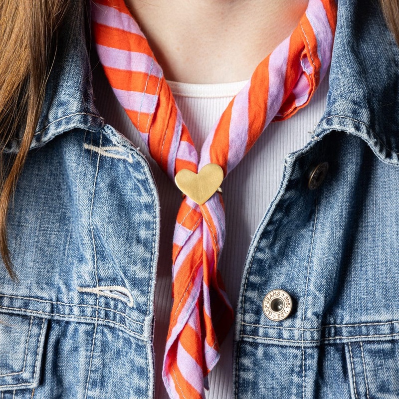 Harper Bandana Ring -Heart