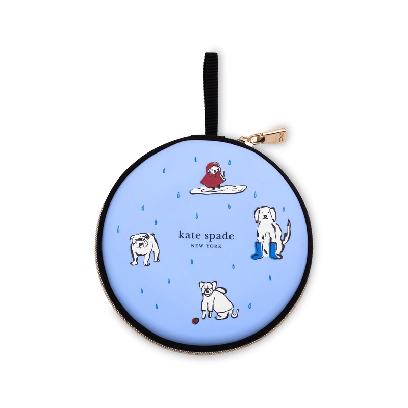 KS Portable Dog Bowl -Raining Cats & Dogs