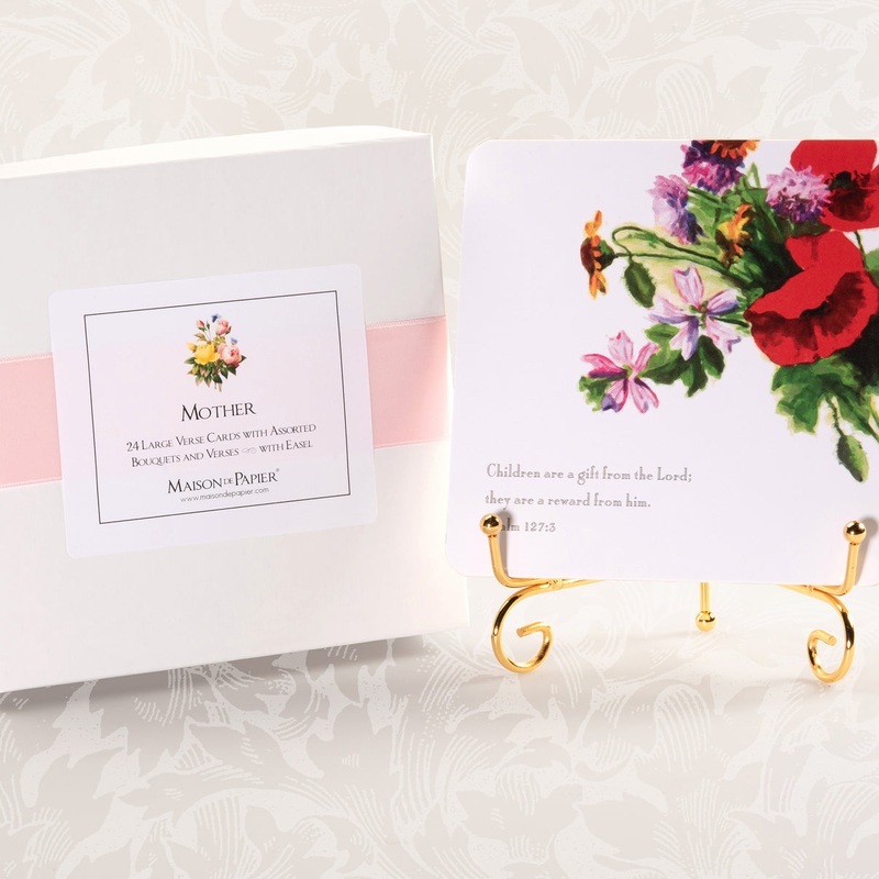 Oversized Verse Cards & Easel -Mother