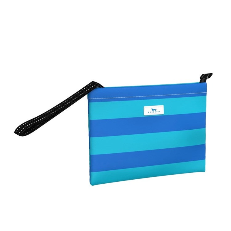 Scout Cabana Clutch -French Blue and Pool