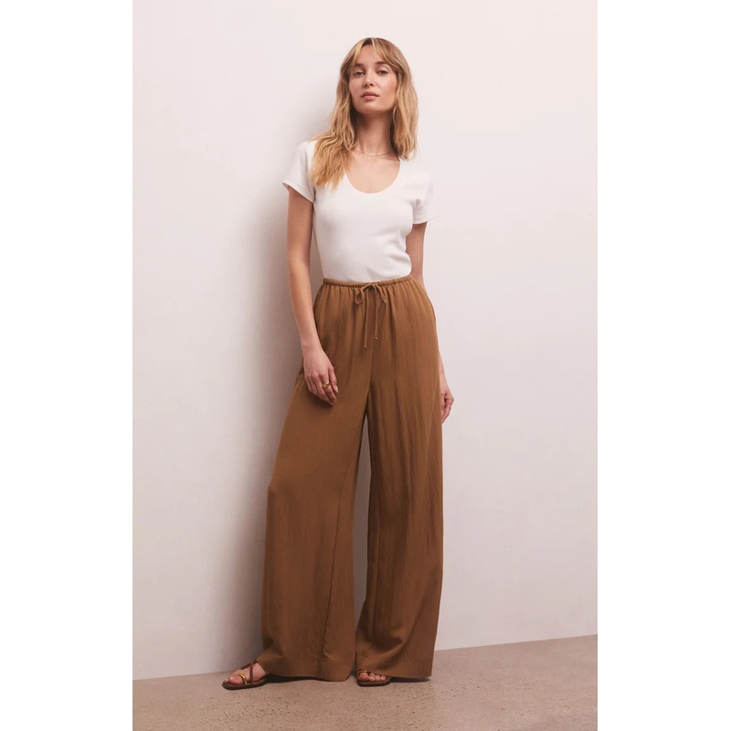 Z Supply Seashore Beach Pant -Otter