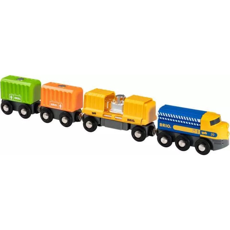 Brio World Three Wagon Cargo Train