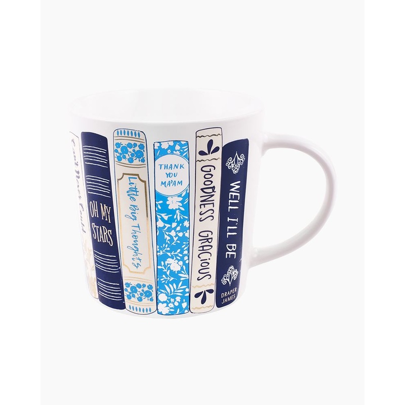 DJ Ceramic Mug -Book Stack