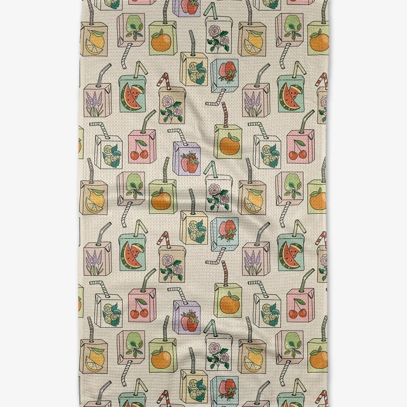 Geometry Juicebox Retro Tea Towel