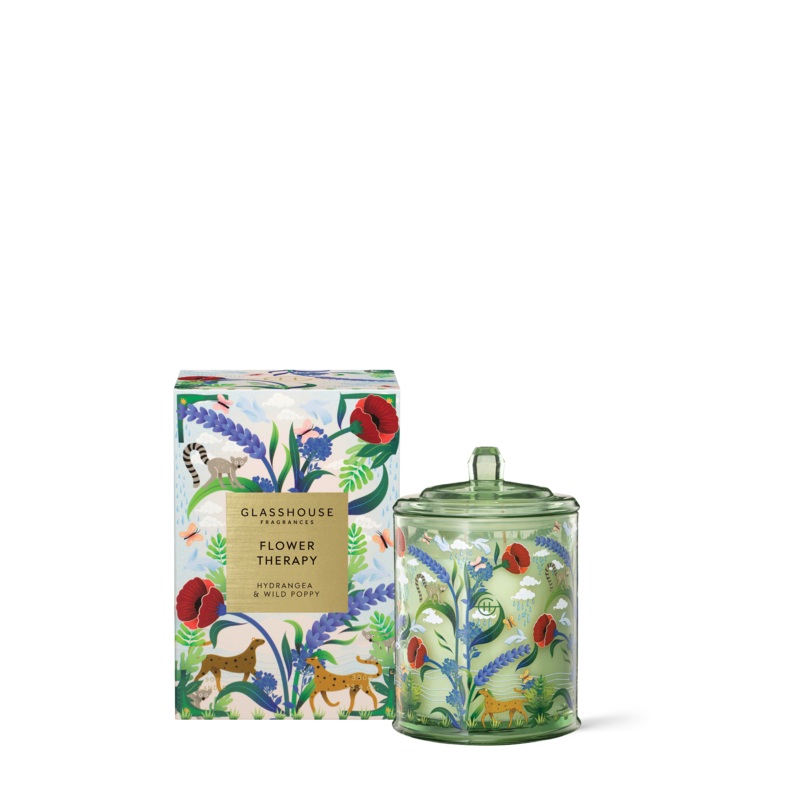 Glasshouse 13.4 oz. Candle -Flower Therapy