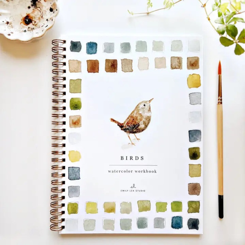 Watercolor Workbook Set -Birds
