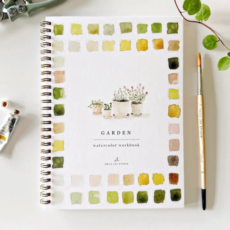Watercolor Workbook Set -Garden