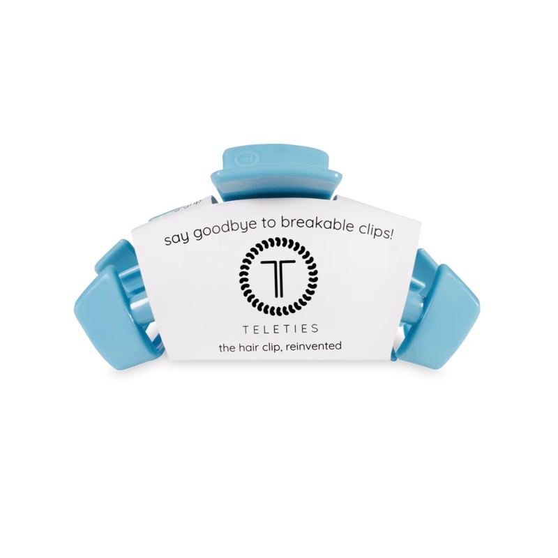 Teleties Classic Hair Clips -Summer Sky