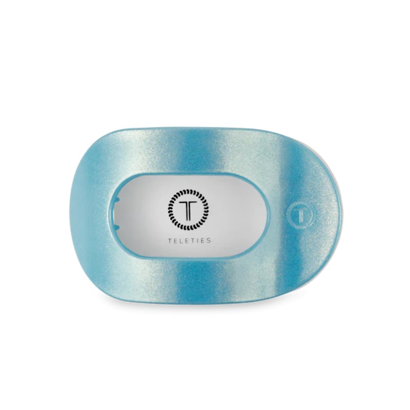 Teleties Flat Round Clips -Blue Seas